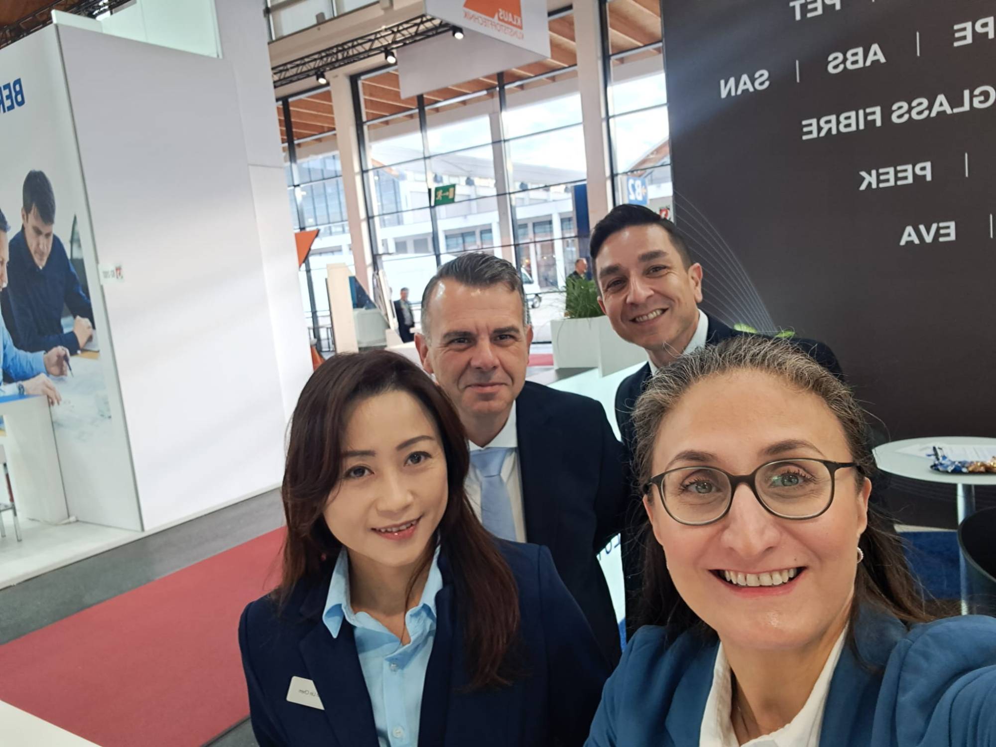 The NSB Polymers team at FAKUMA 2026