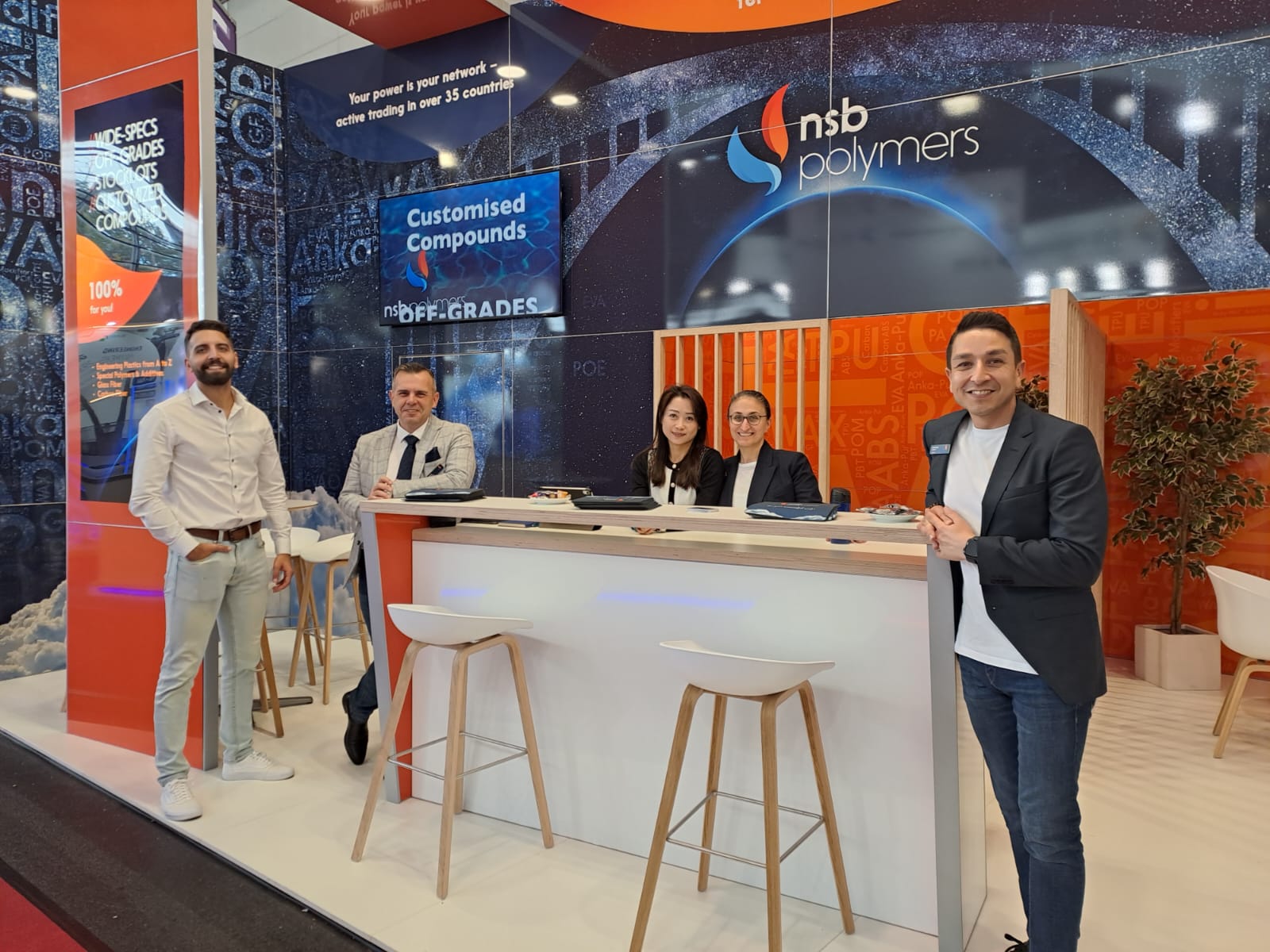 The NSB Polymers team at FAKUMA 2023