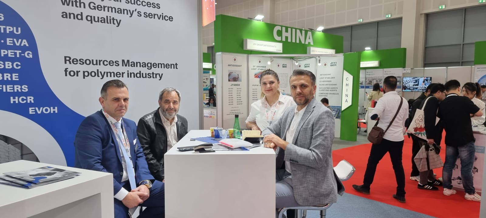 The NSB Polymers team at ArabPlast 2025