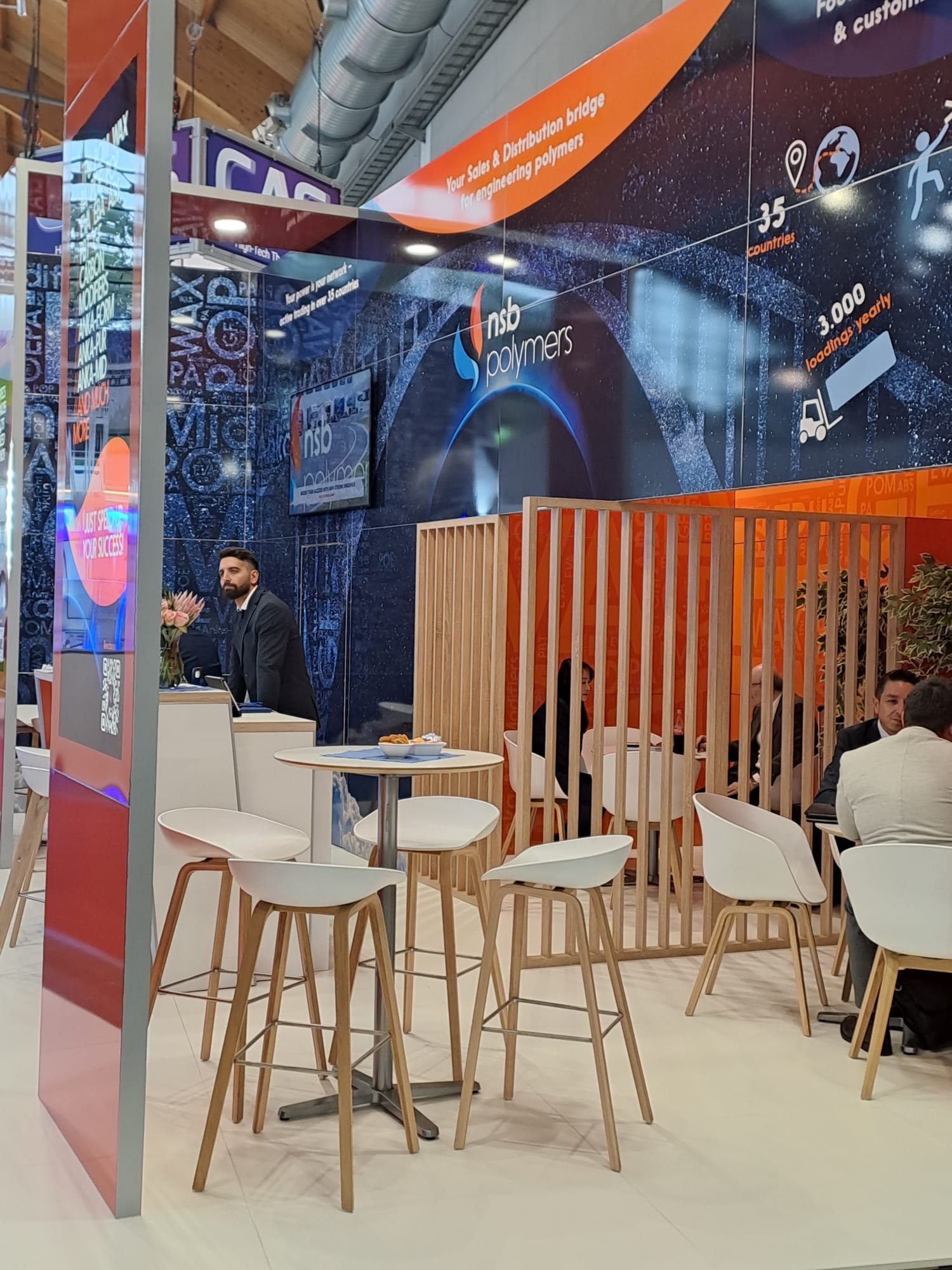 NSB Polymers team at the stand, FAKUMA 2023
