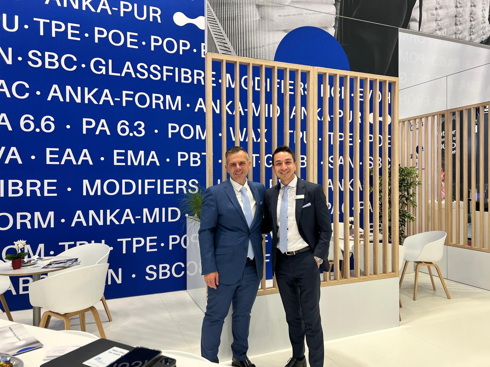 Message wall at the NSB Polymers stand, FAKUMA 2024